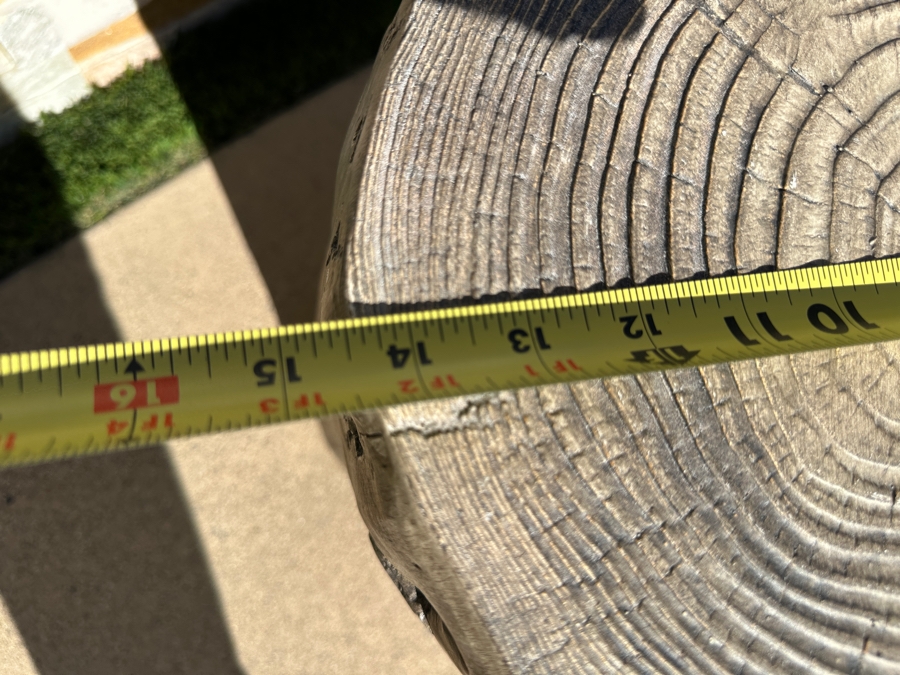 Faux Wooden Side Table 15W X 17H [Photo 4]