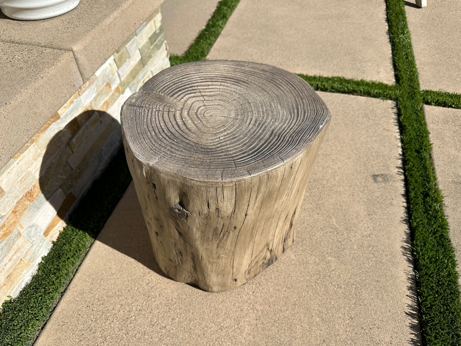 Faux Wooden Side Table 15W X 17H [Photo 3]