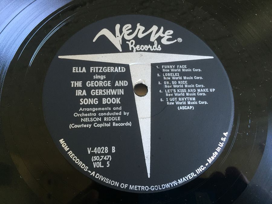 Ella Fitzgerald ‎- Sings The George And Ira Gershwin Song Book - Verve Records ‎- V6-29-5 [Photo 27]