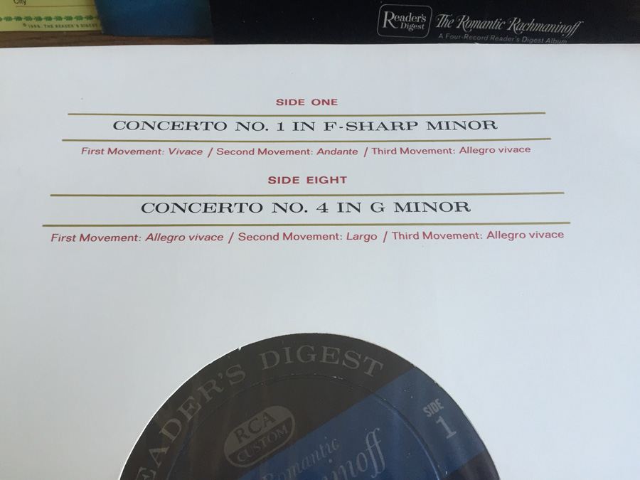 Earl Wild, Royal Philharmonic Orchestra, The, Jascha Horenstein ‎- The Romantic Rachmaninoff: The Complete Piano Concertos -  Reader's Digest ‎– RDA 29-A [Photo 5]