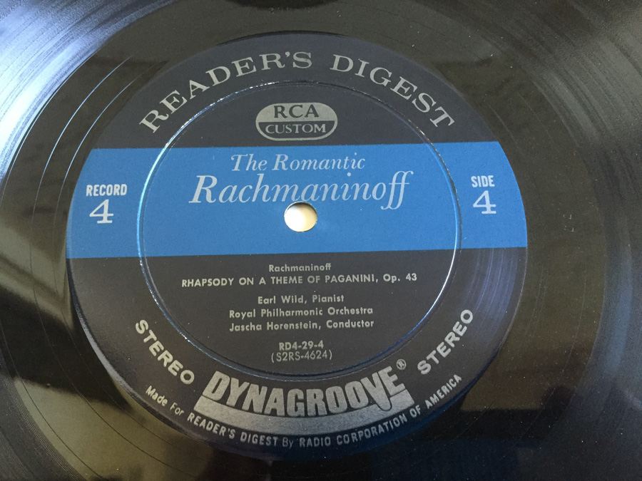 Earl Wild, Royal Philharmonic Orchestra, The, Jascha Horenstein ‎- The Romantic Rachmaninoff: The Complete Piano Concertos -  Reader's Digest ‎– RDA 29-A [Photo 19]