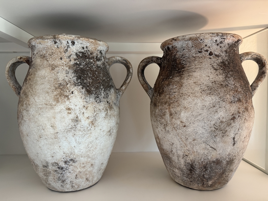 Pair of Decorative Vases 10.5'H