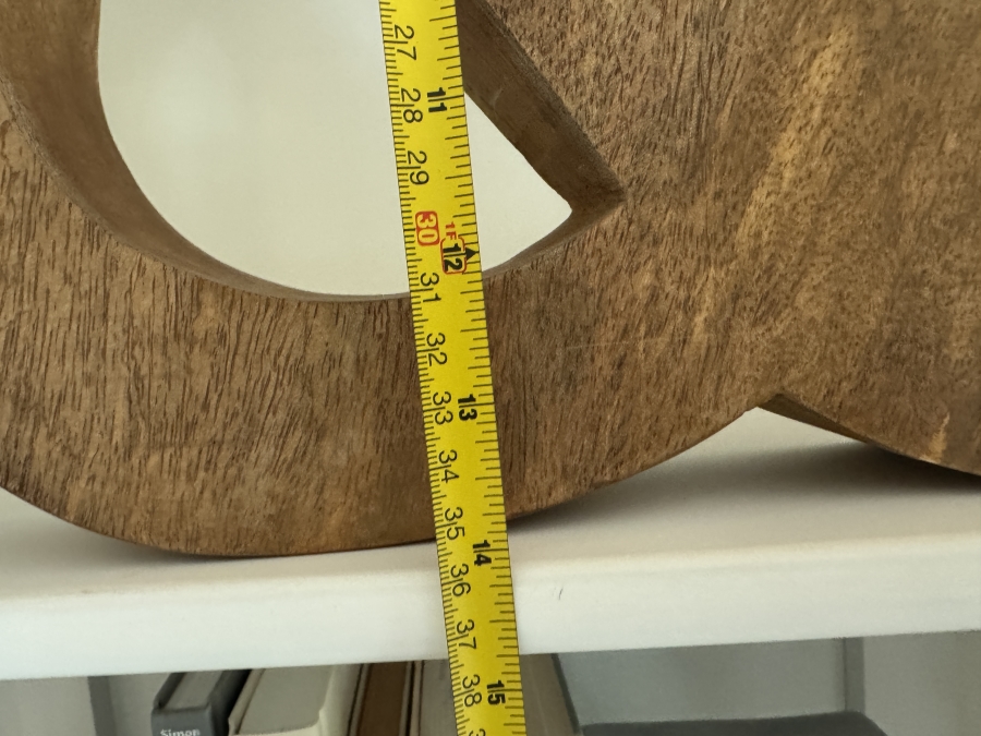 Wooden Ampersand Sign 14'H [Photo 4]