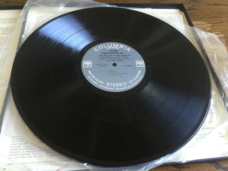 Bartók - Juilliard String Quartet, The ‎- The Six String Quartets - Columbia Masterworks ‎- D3S 717 [Photo 6]