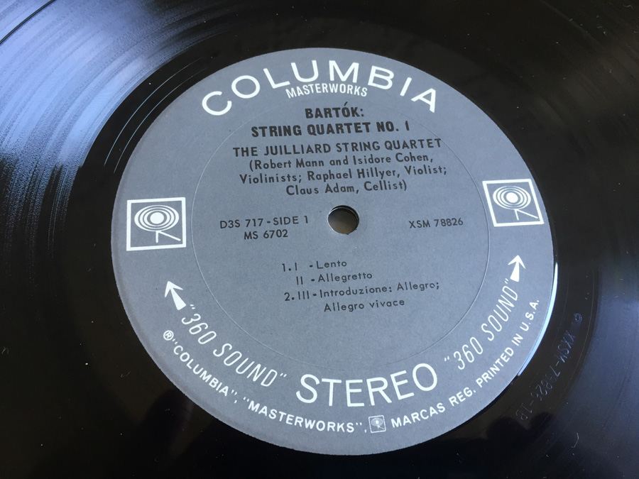 Bartók - Juilliard String Quartet, The ‎- The Six String Quartets - Columbia Masterworks ‎- D3S 717 [Photo 7]