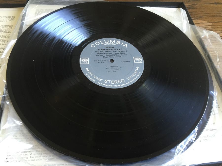 Bartók - Juilliard String Quartet, The ‎- The Six String Quartets - Columbia Masterworks ‎- D3S 717 [Photo 8]
