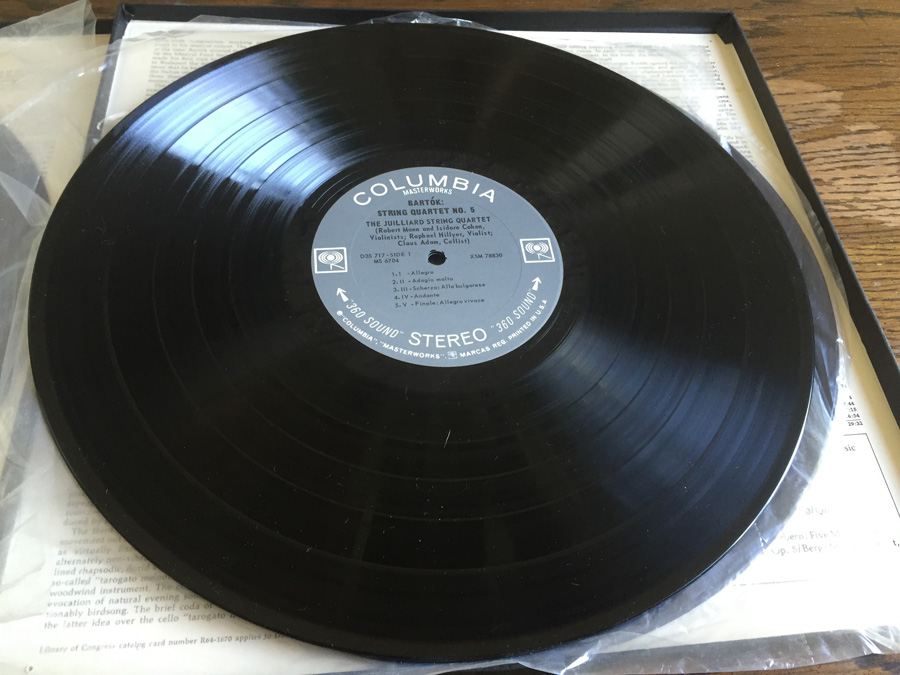 Bartók - Juilliard String Quartet, The ‎- The Six String Quartets - Columbia Masterworks ‎- D3S 717 [Photo 10]
