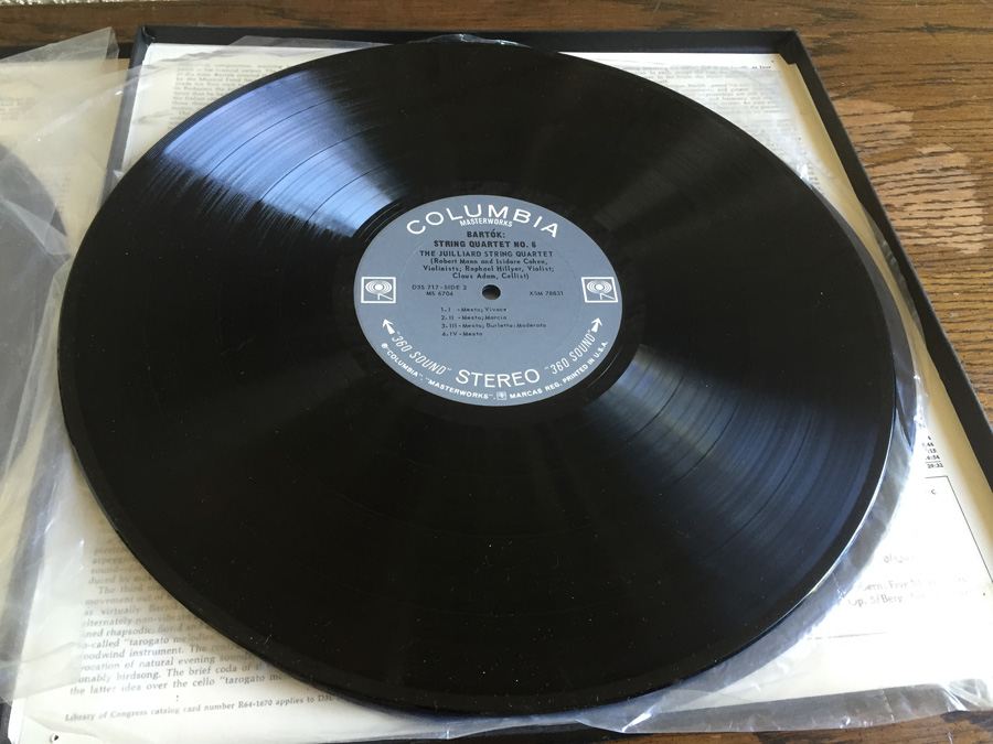 Bartók - Juilliard String Quartet, The ‎- The Six String Quartets - Columbia Masterworks ‎- D3S 717 [Photo 12]