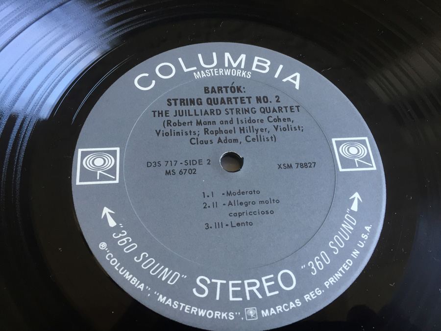 Bartók - Juilliard String Quartet, The ‎- The Six String Quartets - Columbia Masterworks ‎- D3S 717 [Photo 9]