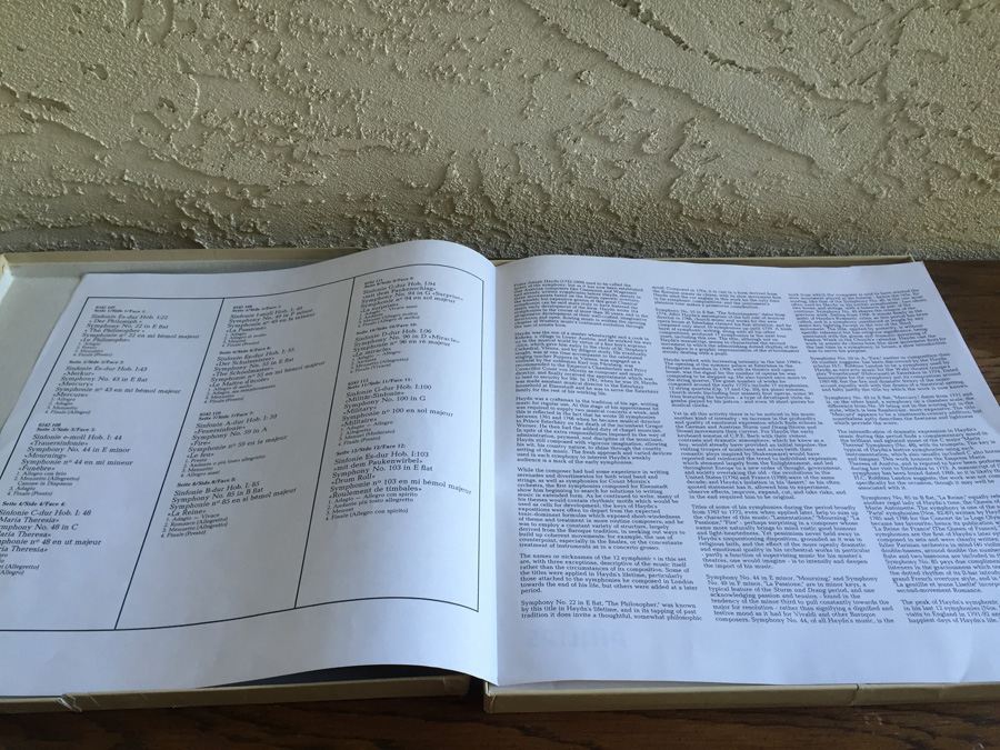 Haydn - 12 Name Symphonies - Philips ‎- 6768 003 [Photo 4]