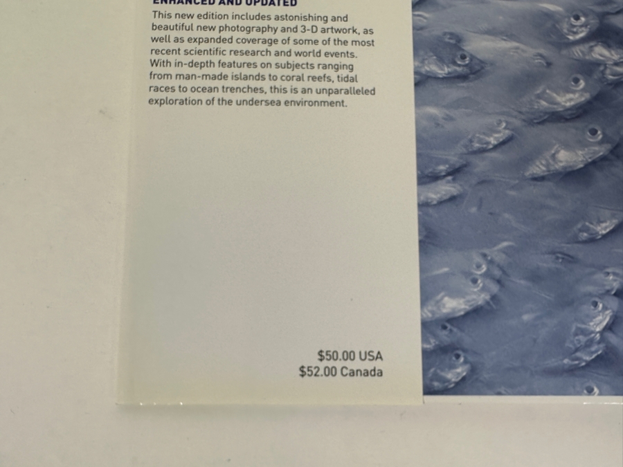 Hardcover Coffee Table Book Ocean The Definitive Visual Guide Retails $50 [Photo 3]