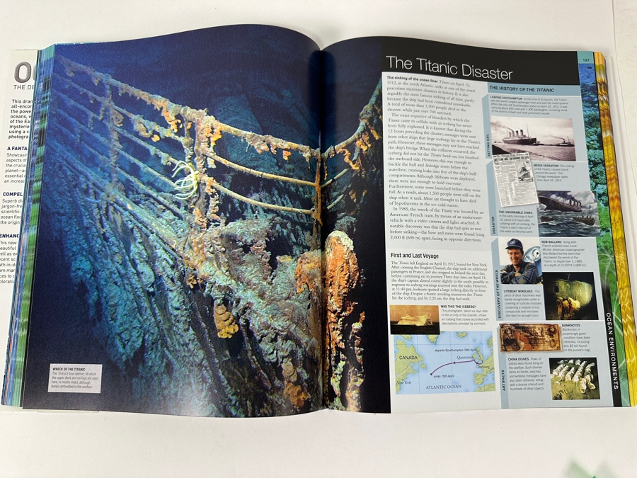 Hardcover Coffee Table Book Ocean The Definitive Visual Guide Retails $50 [Photo 6]