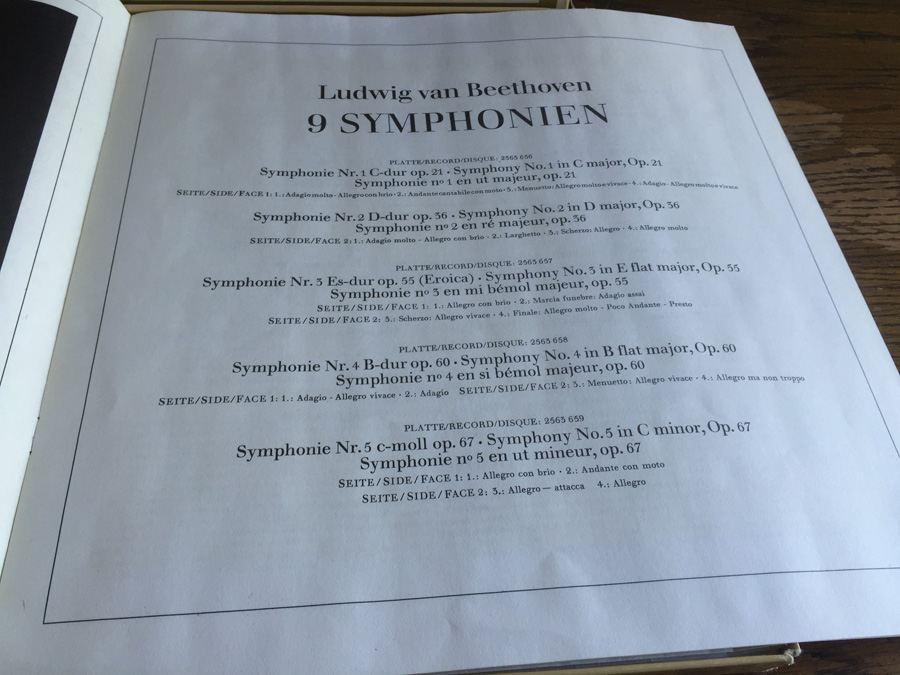 Ludwig Van Beethoven - Karl Böhm, Wiener Philharmoniker ‎- Beethoven Edition: 9 Symphonien - Deutsche Grammophon [Photo 6]