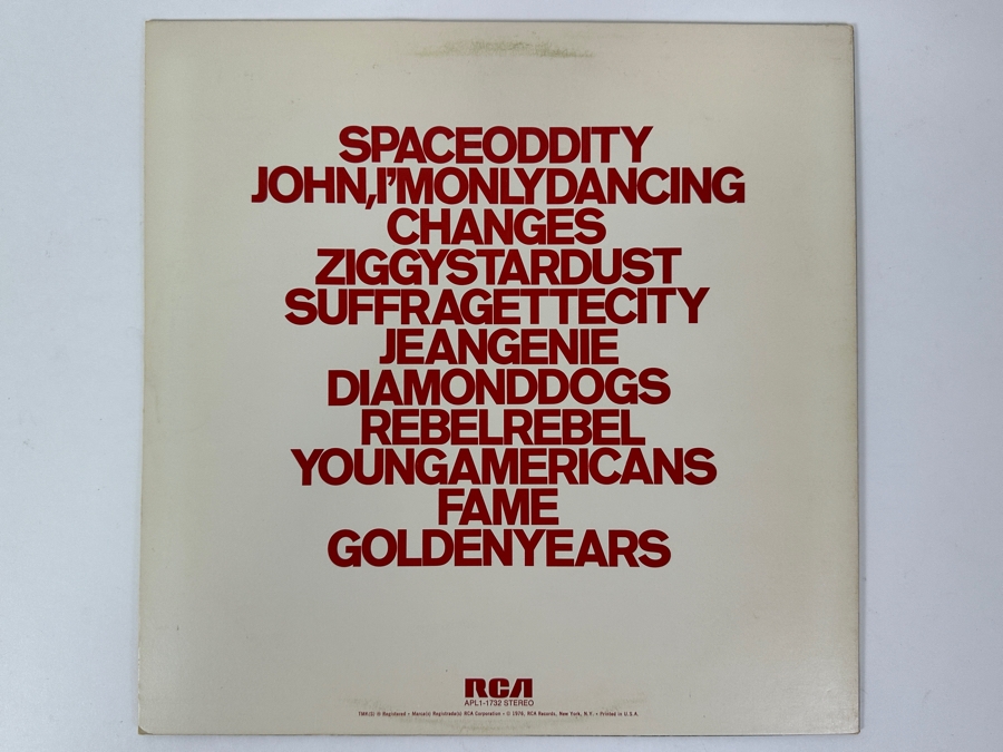 David Bowie - ChangesOneBowie RCA Victor APL1-1732 1976 Vinyl Record [Photo 2]