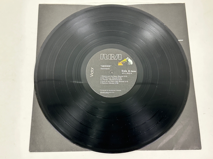 David Bowie - 'Heroes' RCA AFL1-2522 1977 Vinyl Record [Photo 3]