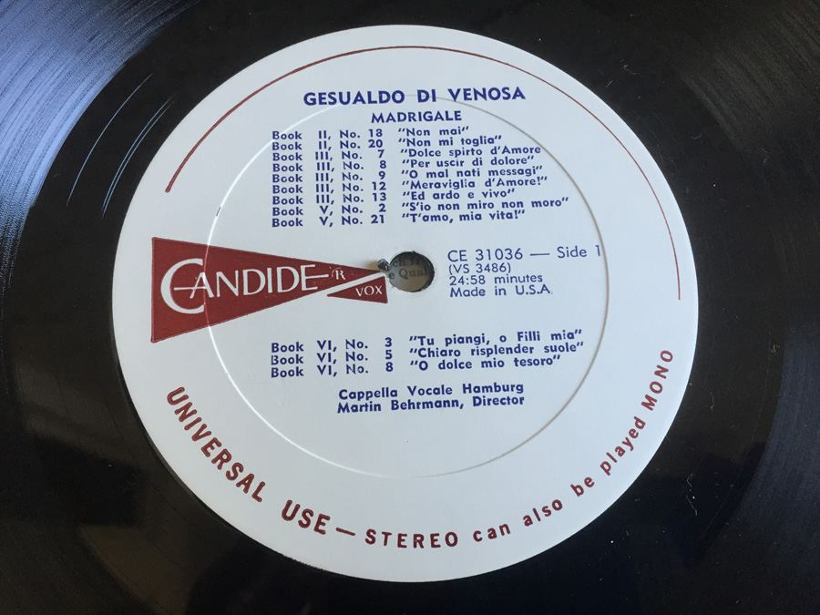 Gesualdo - Di Venosa - CE 31036 [Photo 8]