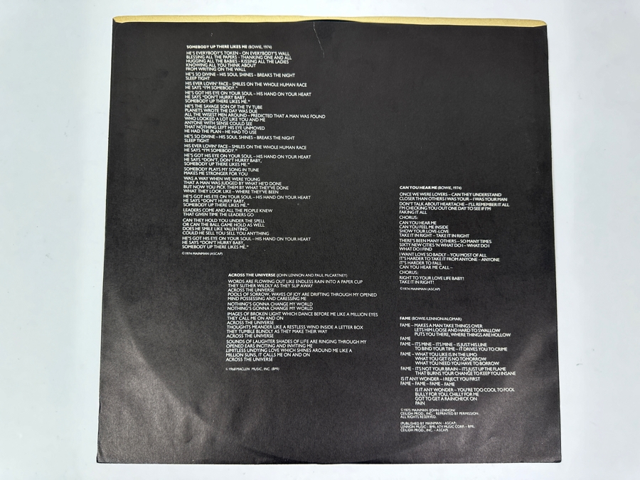 David Bowie - Young Americans RCA APL1-0998 1975 Vinyl Record [Photo 8]