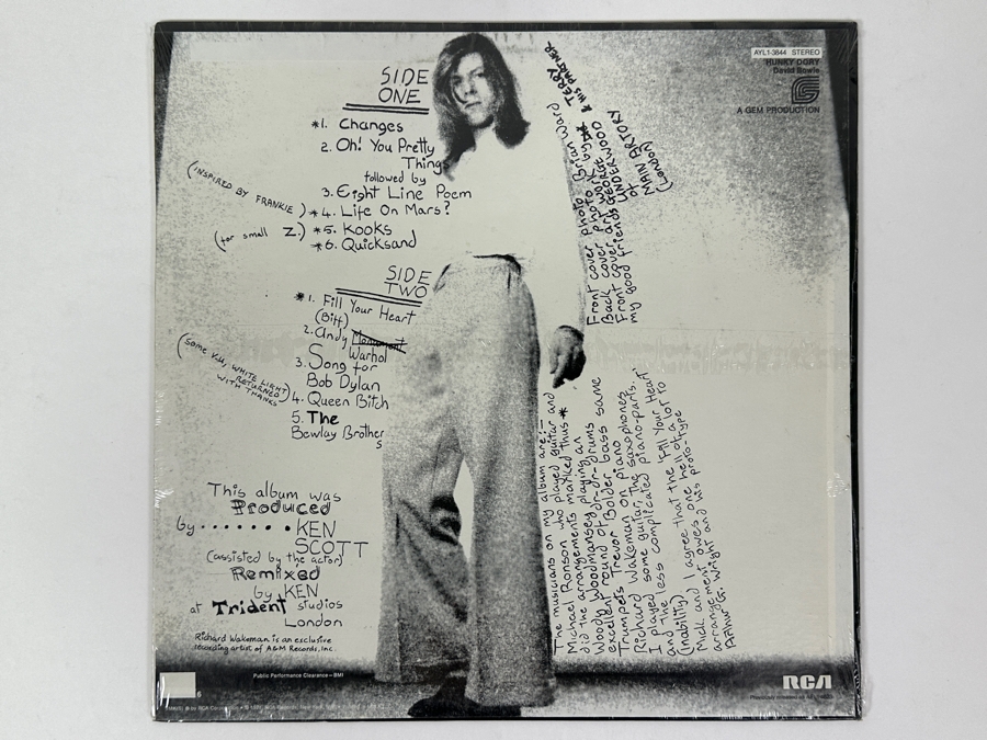 Factory Sealed David Bowie - Low, An Iconic Album On RCA Special Products Catalog AYL1-3844 Released 1984 Vinyl Record [Photo 2]