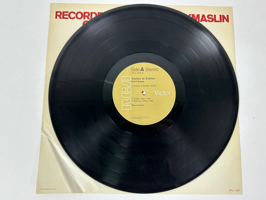 David Bowie - Station To Station RCA APL1-1327 1976 Vinyl Record [Photo 3]