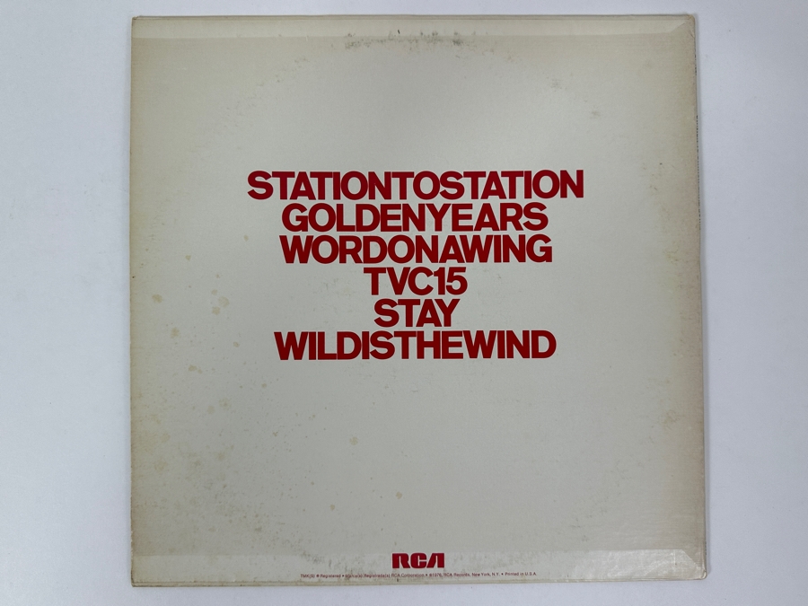 David Bowie - Station To Station RCA APL1-1327 1976 Vinyl Record [Photo 2]