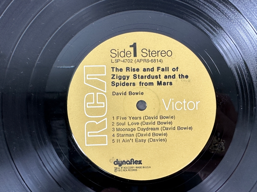 David Bowie - The Rise And Fall Of Ziggy Stardust And The Spiders From Mars, RCA Victor, LSP-4702, 1972 Vinyl Record [Photo 4]