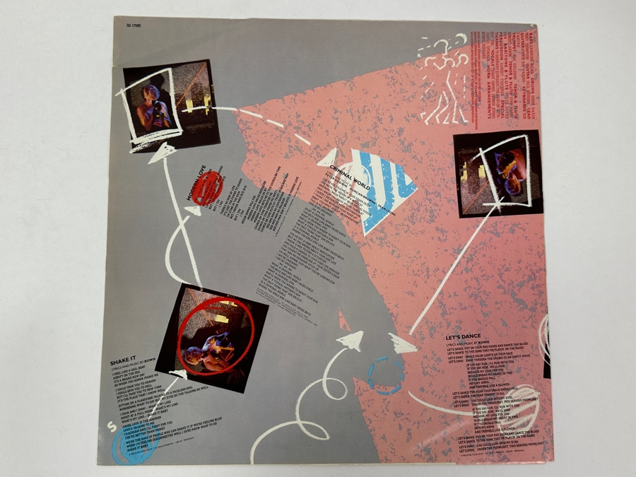David Bowie - Let's-Dance EMI America, SO-17093, 1983 Vinyl Record [Photo 6]