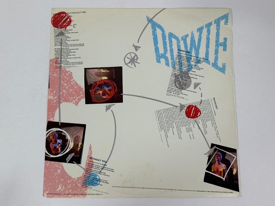 David Bowie - Let's-Dance EMI America, SO-17093, 1983 Vinyl Record [Photo 5]