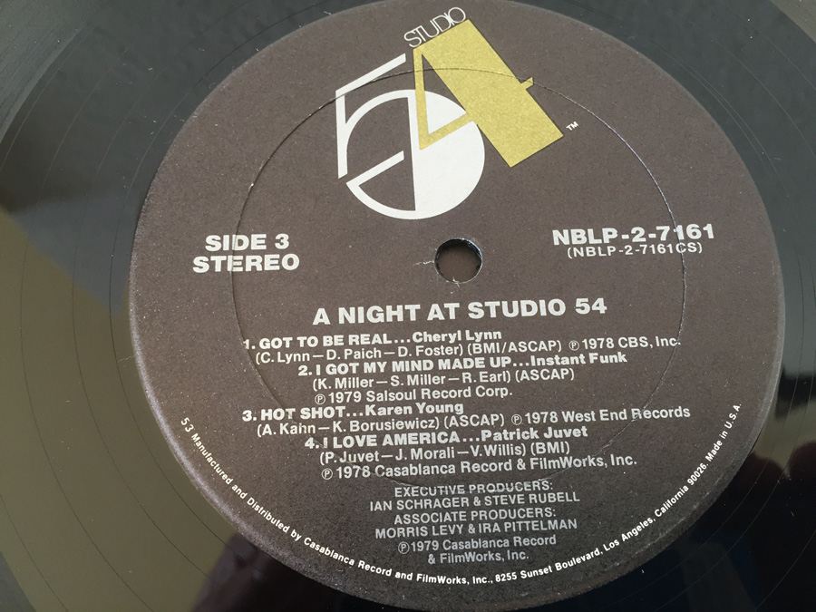 A Night At Studio 54 - Casablanca Records ‎- NBLP-2-7161