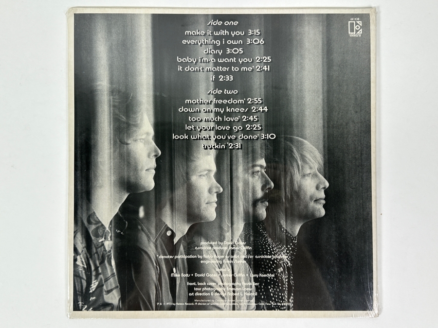 Factory Sealed Bread - The Best Of Bread Elektra EKS-75068 1973 Vinyl Record [Photo 2]