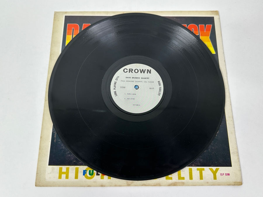 Dave Brubeck Quartet - Dave Brubeck Quartet, Crown Records, CLP 5288, 1962, Vinyl Record [Photo 3]
