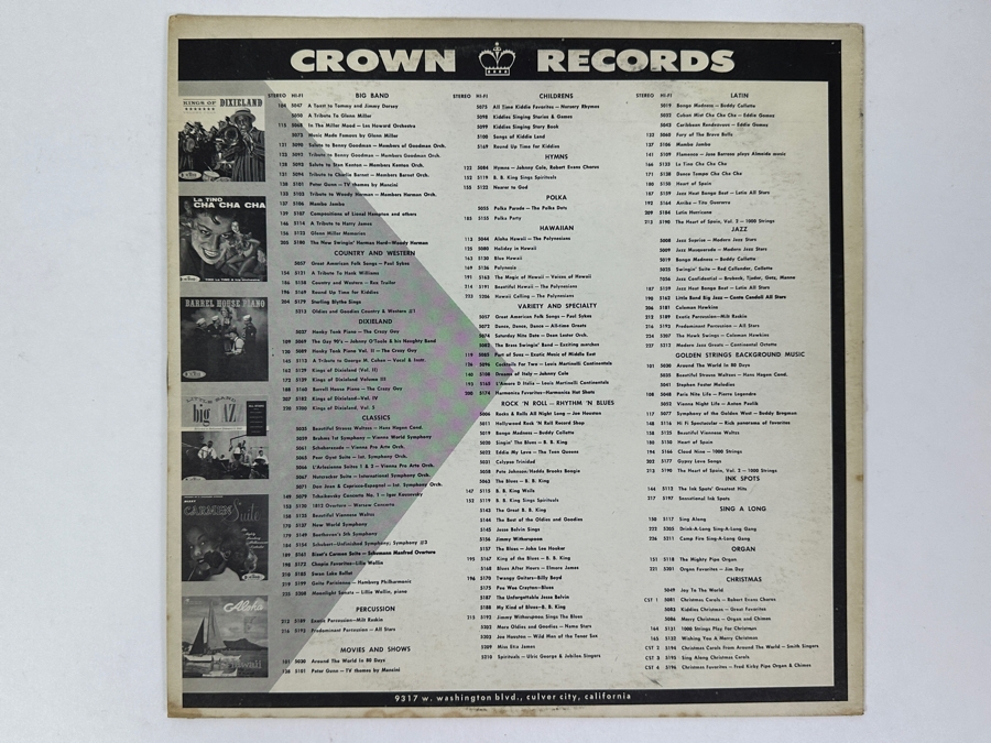 Dave Brubeck Quartet - Dave Brubeck Quartet, Crown Records, CLP 5288, 1962, Vinyl Record [Photo 2]