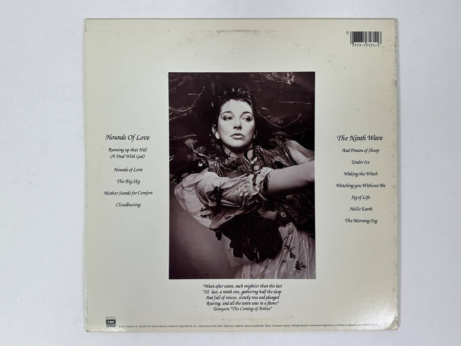 Kate Bush - Hounds Of Love EMI America ST-17171 1985 Vinyl Record [Photo 2]