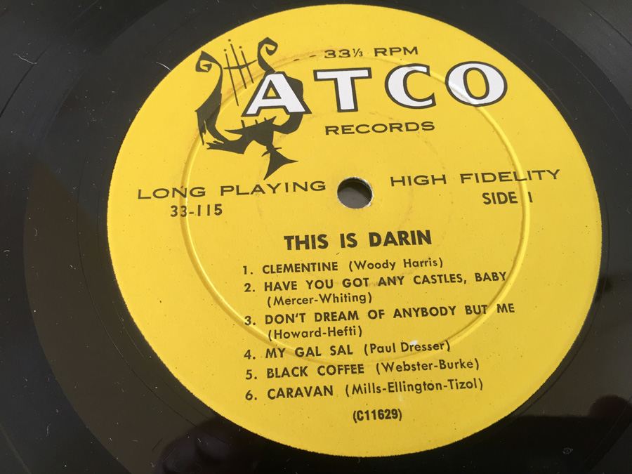 Bobby Darin ‎- This Is Darin - Atco Records ‎- 33-115 [Photo 4]
