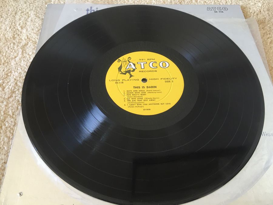 Bobby Darin ‎- This Is Darin - Atco Records ‎- 33-115 [Photo 5]