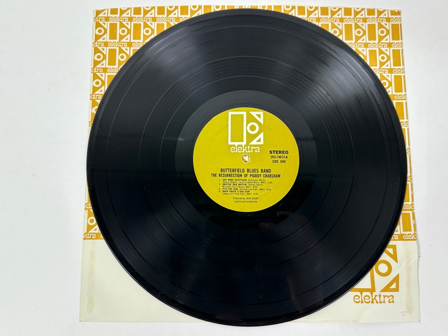 The Butterfield Blues Band - The Resurrection Of Pigboy Crabshaw, Elektra EKS-74015, 1967 Vinyl Record [Photo 3]