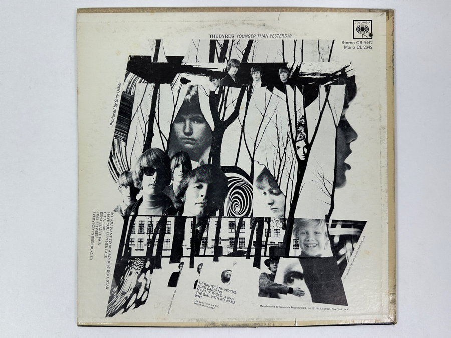 The Byrds - Younger Than Yesterday, Columbia CL 2642 1967 Vinyl Record [Photo 2]