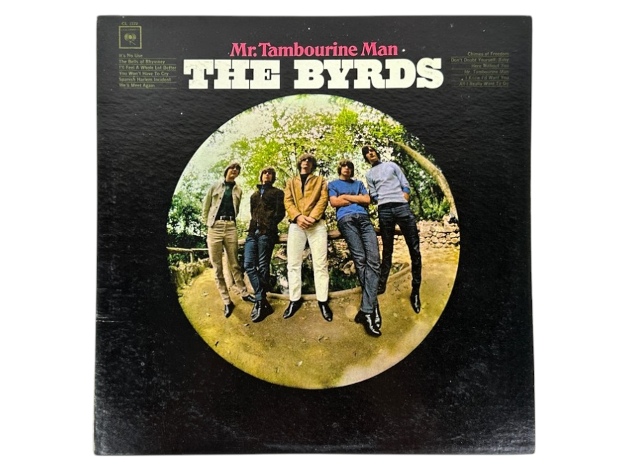 The Byrds - Mr. Tambourine Man, Released By Columbia Records, Catalog Number CL 2372, Issued In 1965, A Classic Rock Vinyl Record