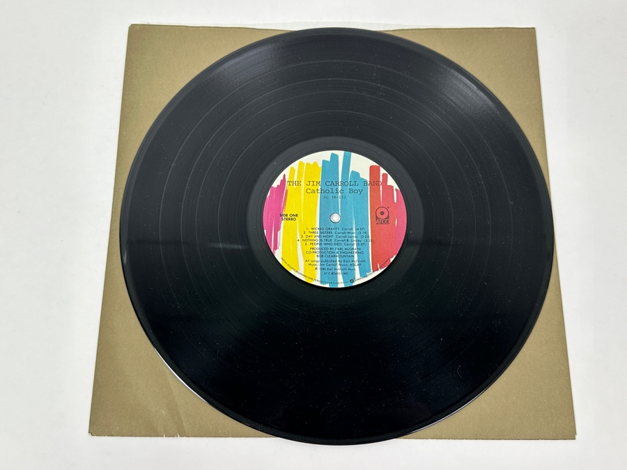 The Jim Carroll Band - Catholic Boy Atco Records SD 38-124 1980 Vinyl Record [Photo 3]