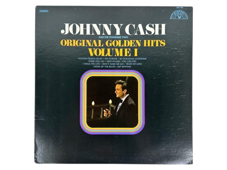Johnny Cash And The Tennessee Two - Original Golden Hits - Volume I - Sun Records SUN 100 1969 Vinyl Record