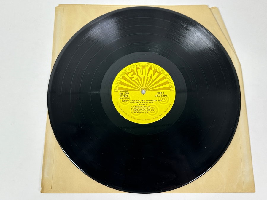 Johnny Cash And The Tennessee Two - Original Golden Hits - Volume I - Sun Records SUN 100 1969 Vinyl Record [Photo 4]