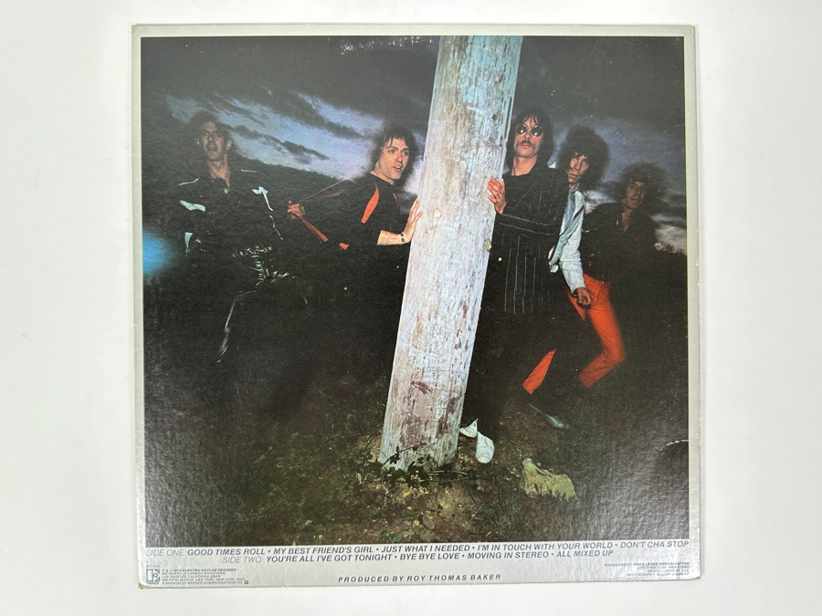 The Cars - The Cars Elektra Records 6E-135 1978 Vinyl Record [Photo 2]