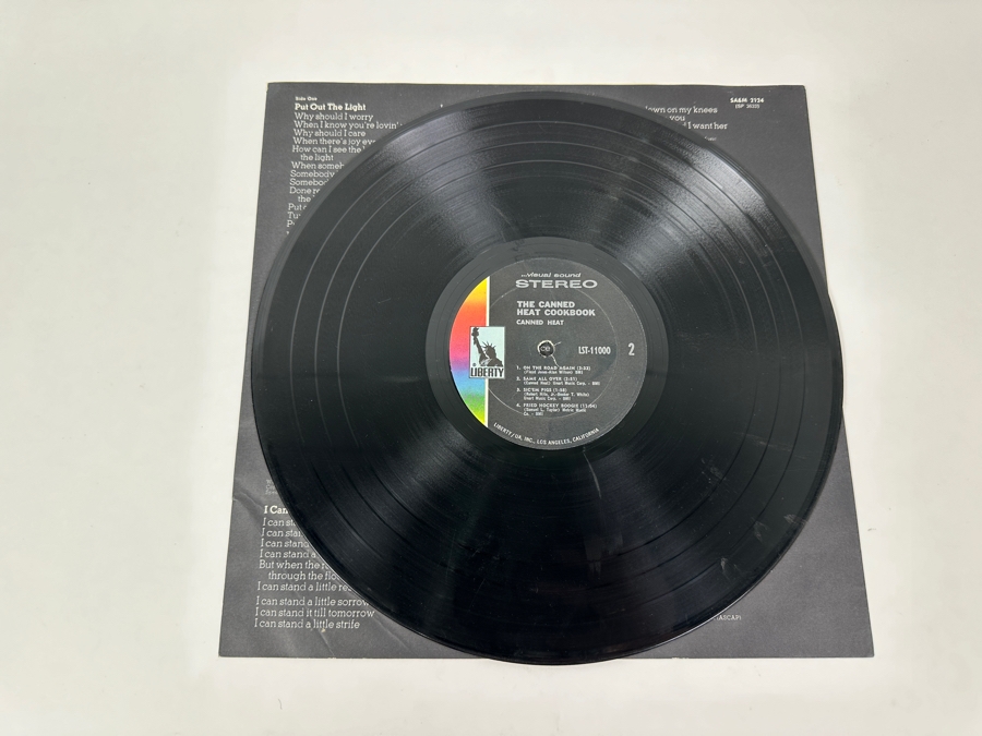 Canned Heat - Canned Heat Cook Book Liberty LST-11000 1969 Vinyl Record [Photo 5]