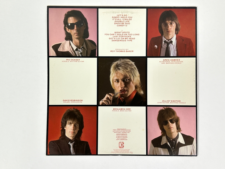 The Cars - Candy-O Featuring Vargas' Artwork Of A Woman In A Sheer Bodysuit Lying On A Car. Elektra 5E-507 1979 Vinyl Record [Photo 2]