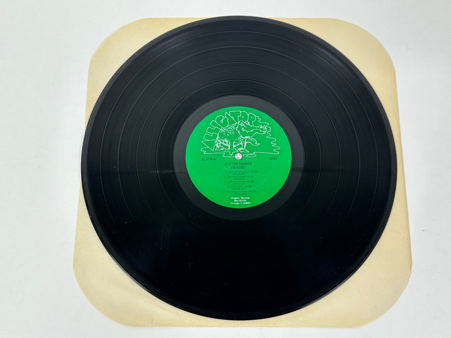 Clifton Chenier And His Red Hot Louisiana Band - I'M HERE! Alligator Records AL 4729 1982 Classic Vinyl Record [Photo 3]