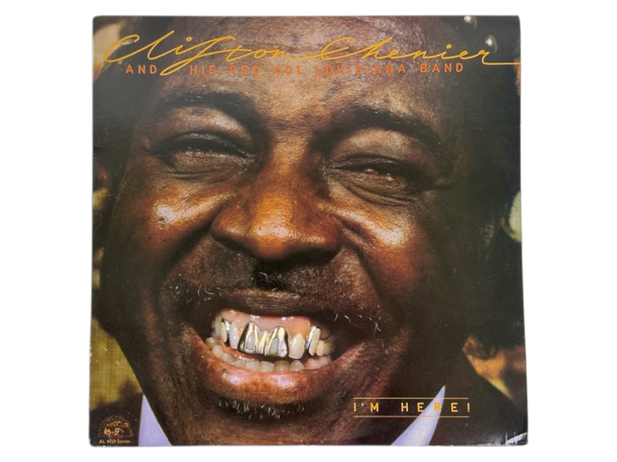 Clifton Chenier And His Red Hot Louisiana Band - I'M HERE! Alligator Records AL 4729 1982 Classic Vinyl Record