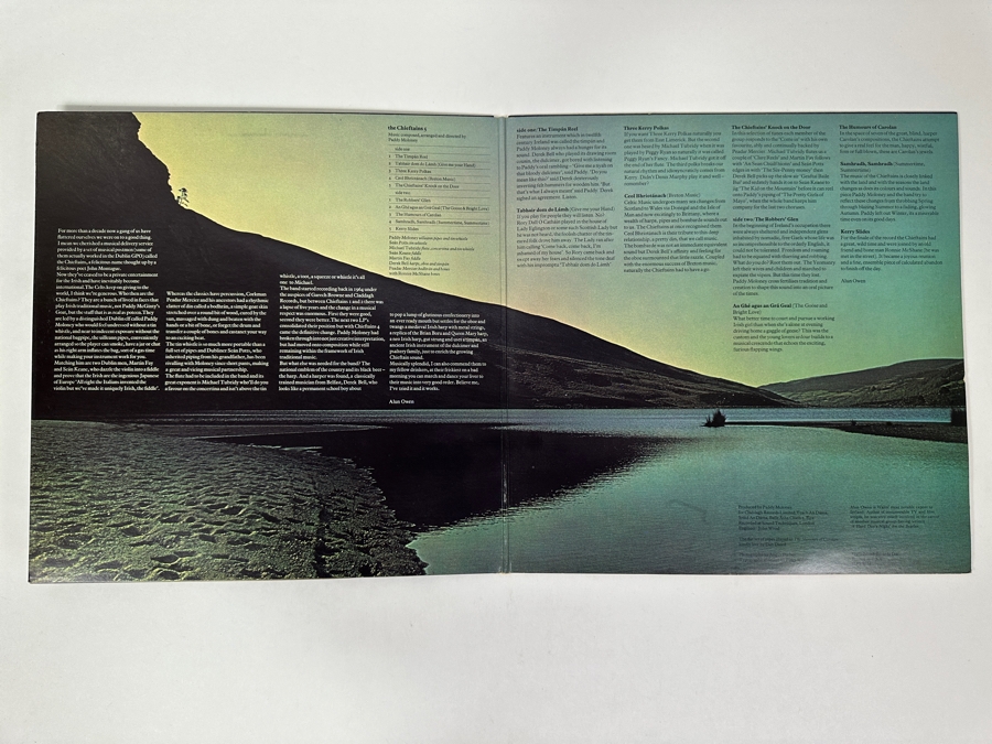 The Chieftains - 5 Island Records ILPS 9329 1975 Vinyl Record [Photo 2]