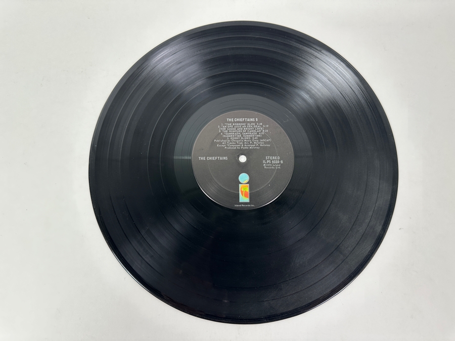 The Chieftains - 5 Island Records ILPS 9329 1975 Vinyl Record [Photo 5]