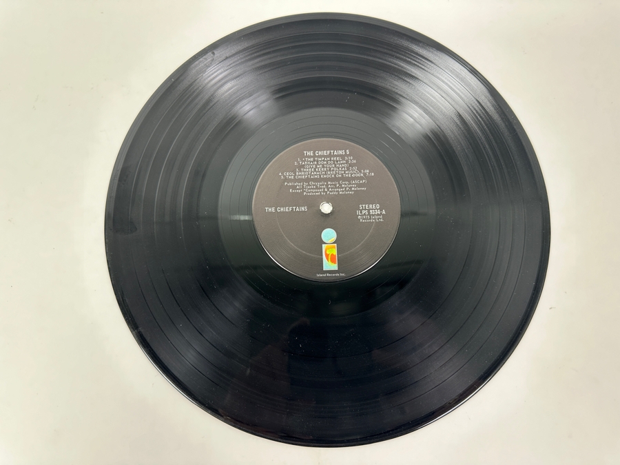 The Chieftains - 5 Island Records ILPS 9329 1975 Vinyl Record [Photo 4]