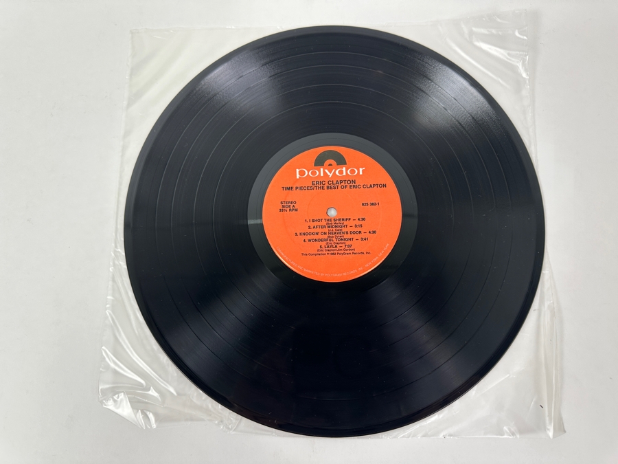 Eric Clapton - Timepieces The Best Of Eric Clapton, Polydor, PD-1-6380, 1982. Vinyl Record [Photo 3]