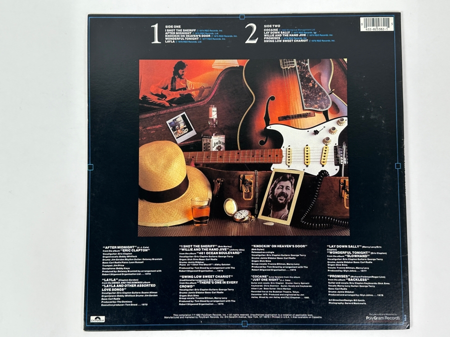 Eric Clapton - Timepieces The Best Of Eric Clapton, Polydor, PD-1-6380, 1982. Vinyl Record [Photo 2]